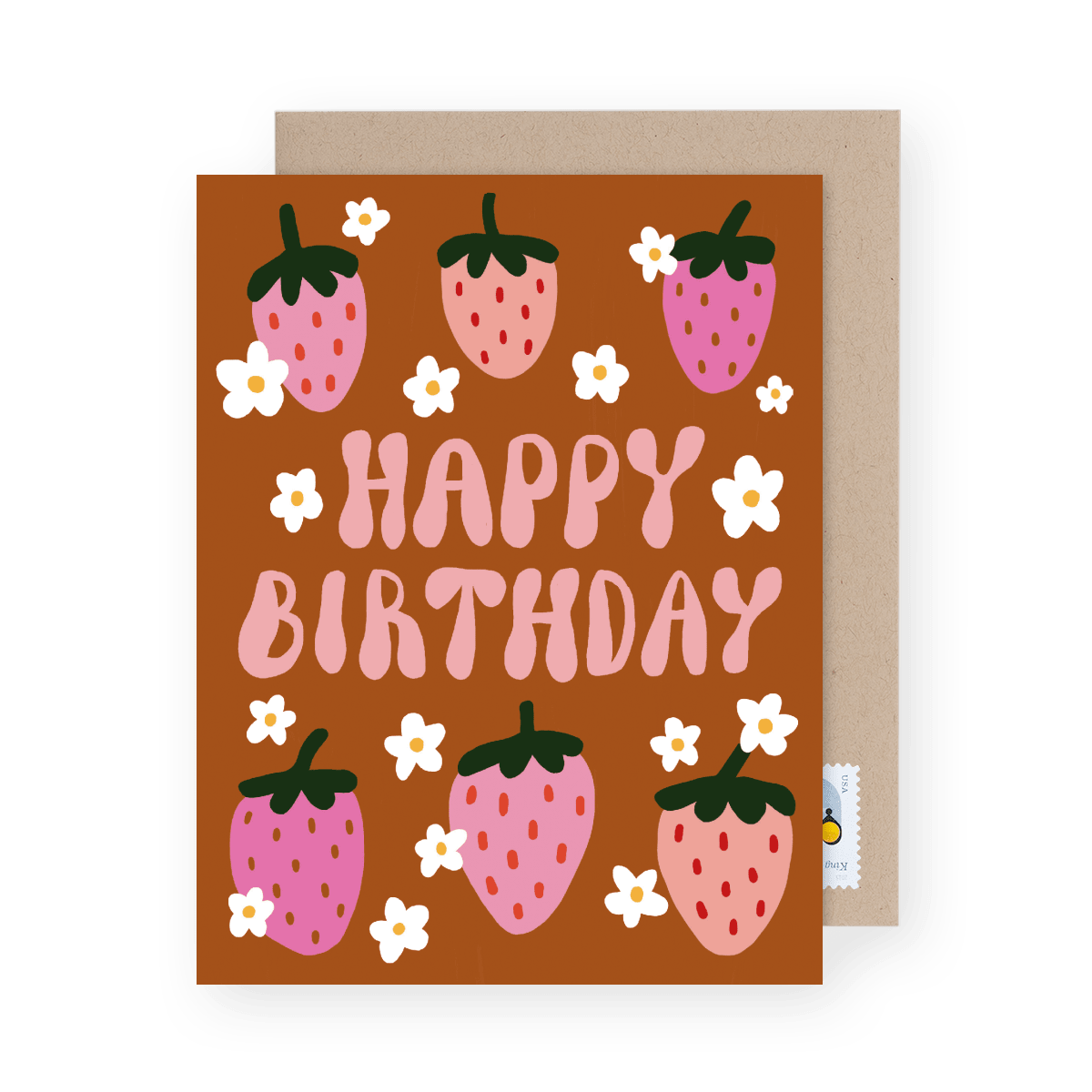 Retro Birthday Strawberries