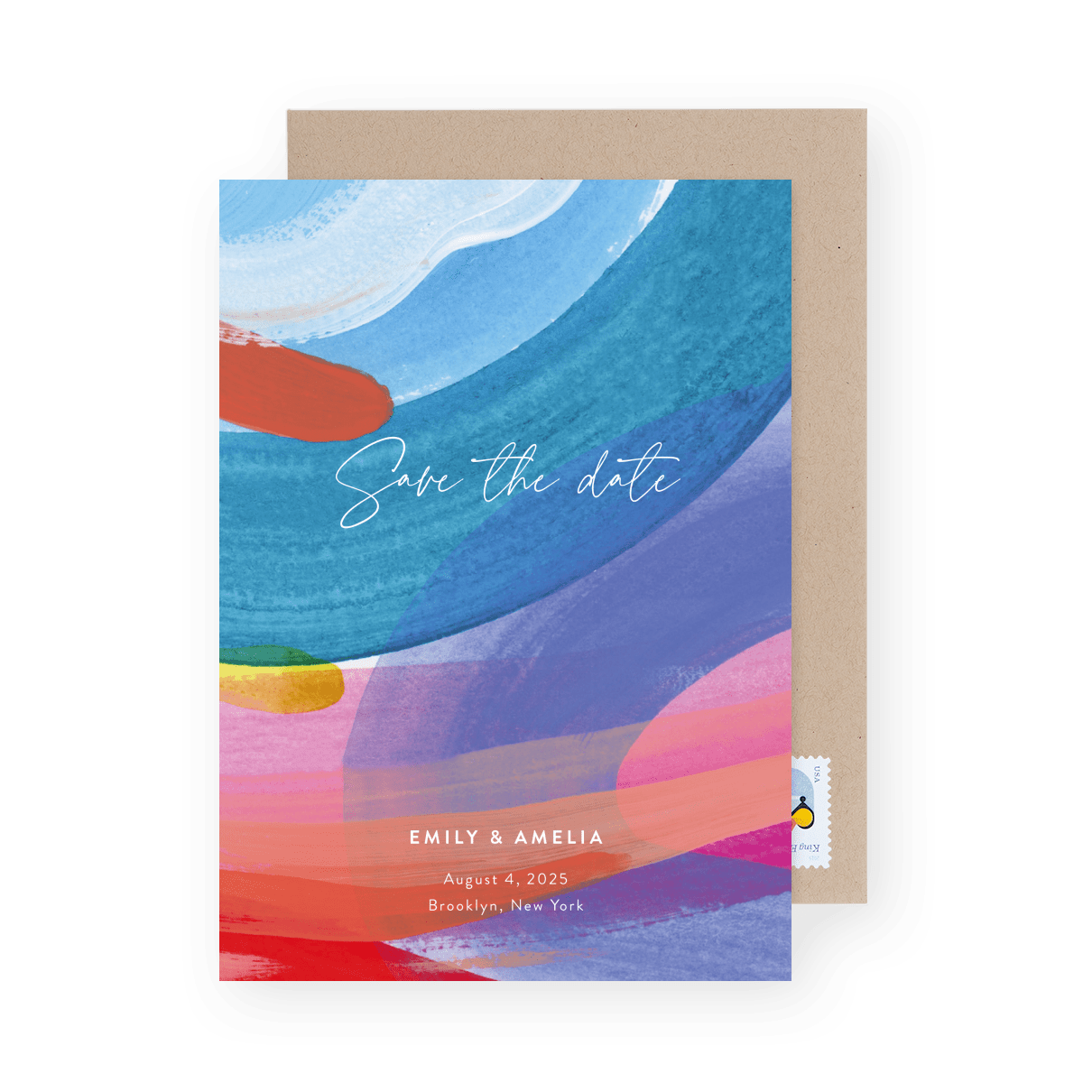 Save The Date Rainbow