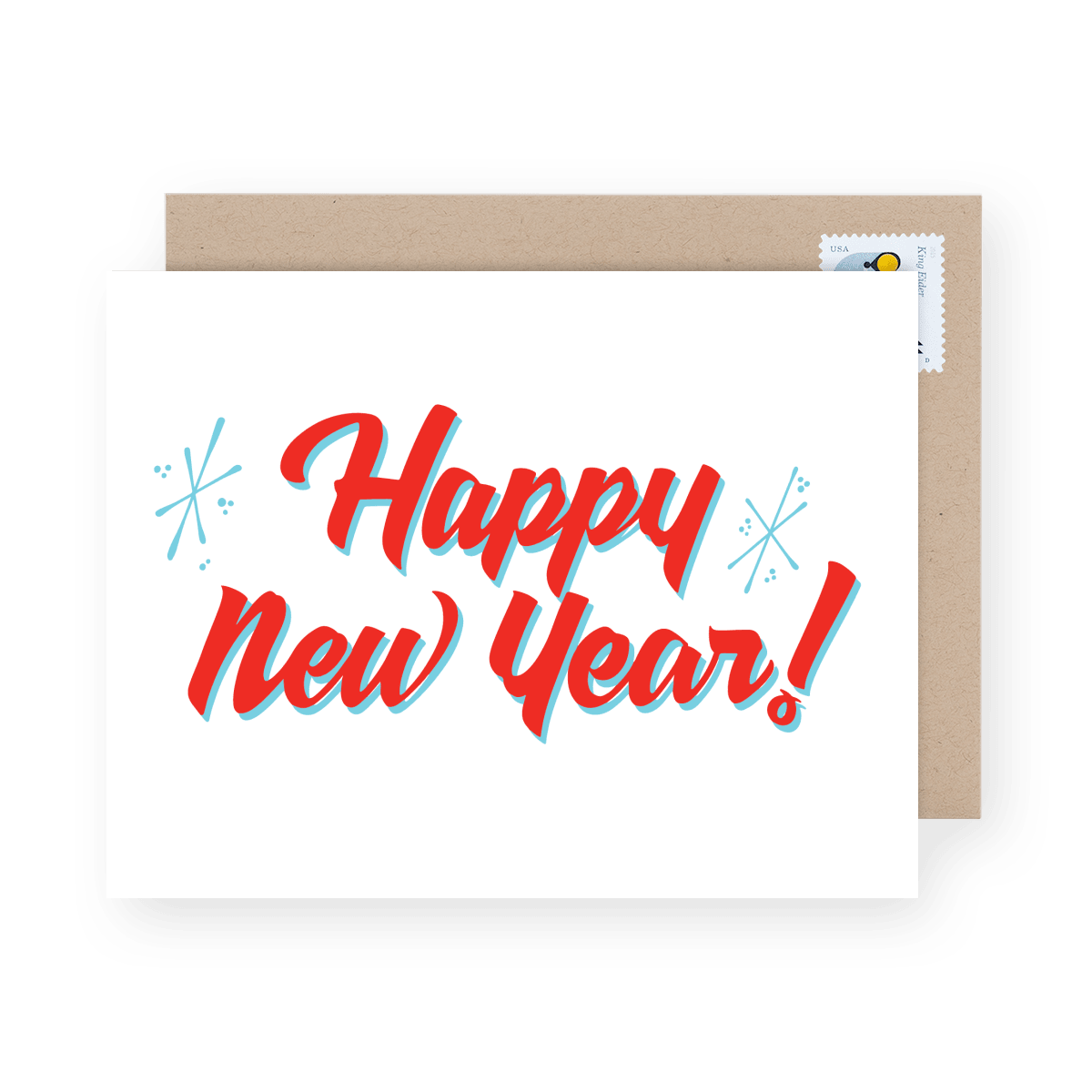 Happy New Year Hand Lettered