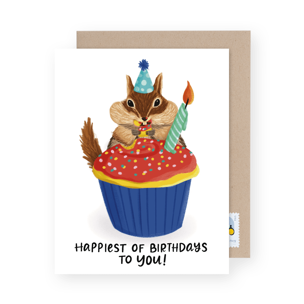 Chipmunk Cupcake