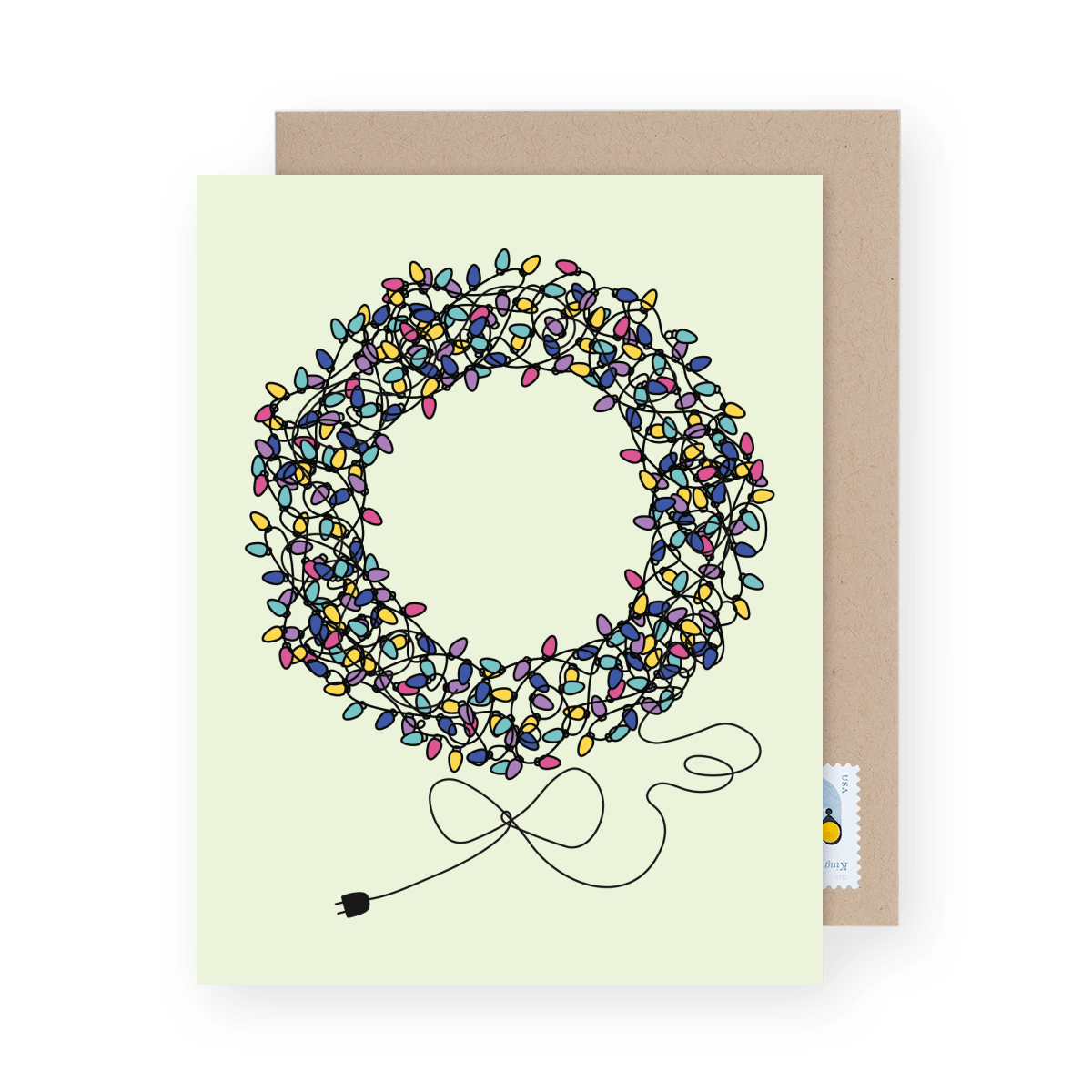 String Light Wreath