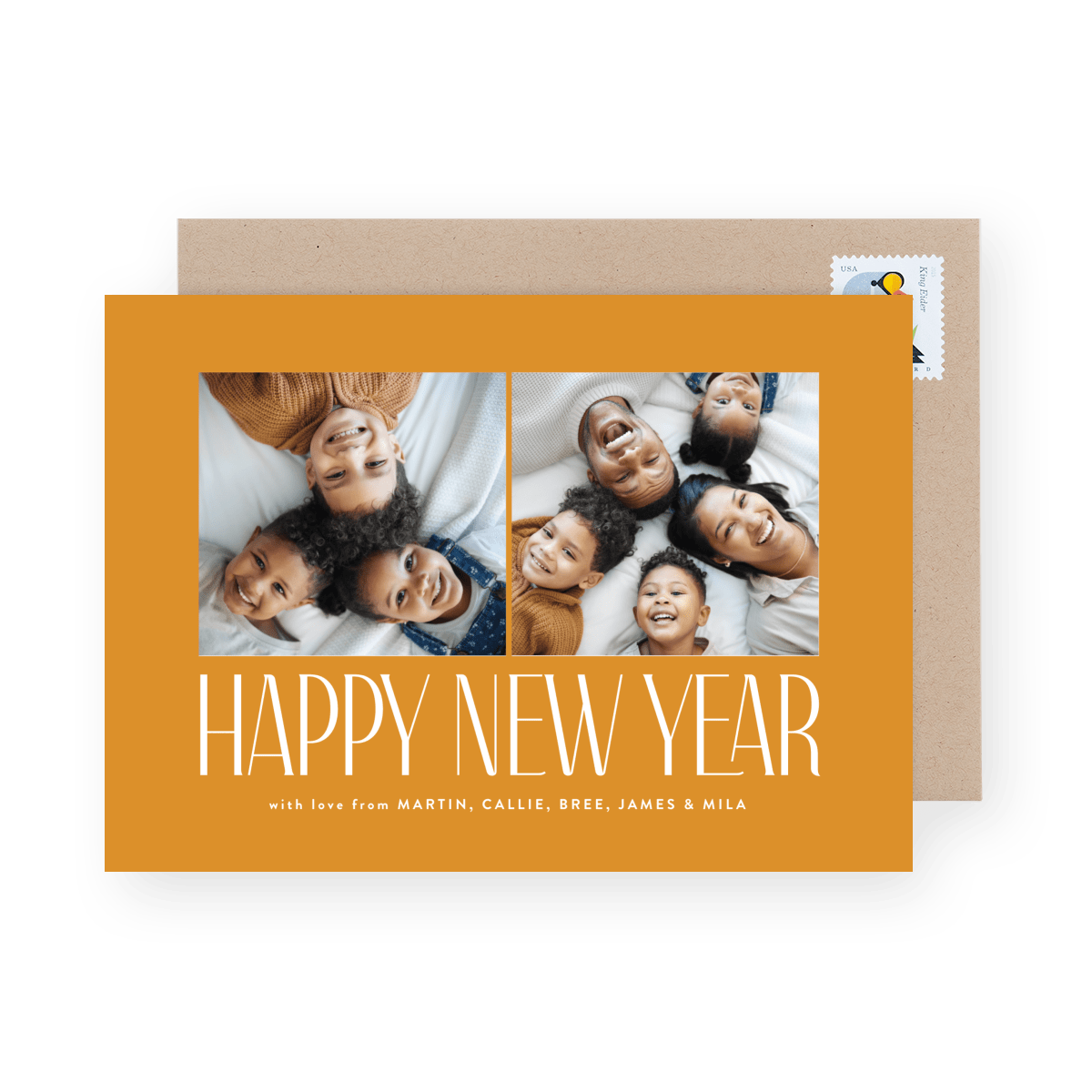 Simple Yellow New Year