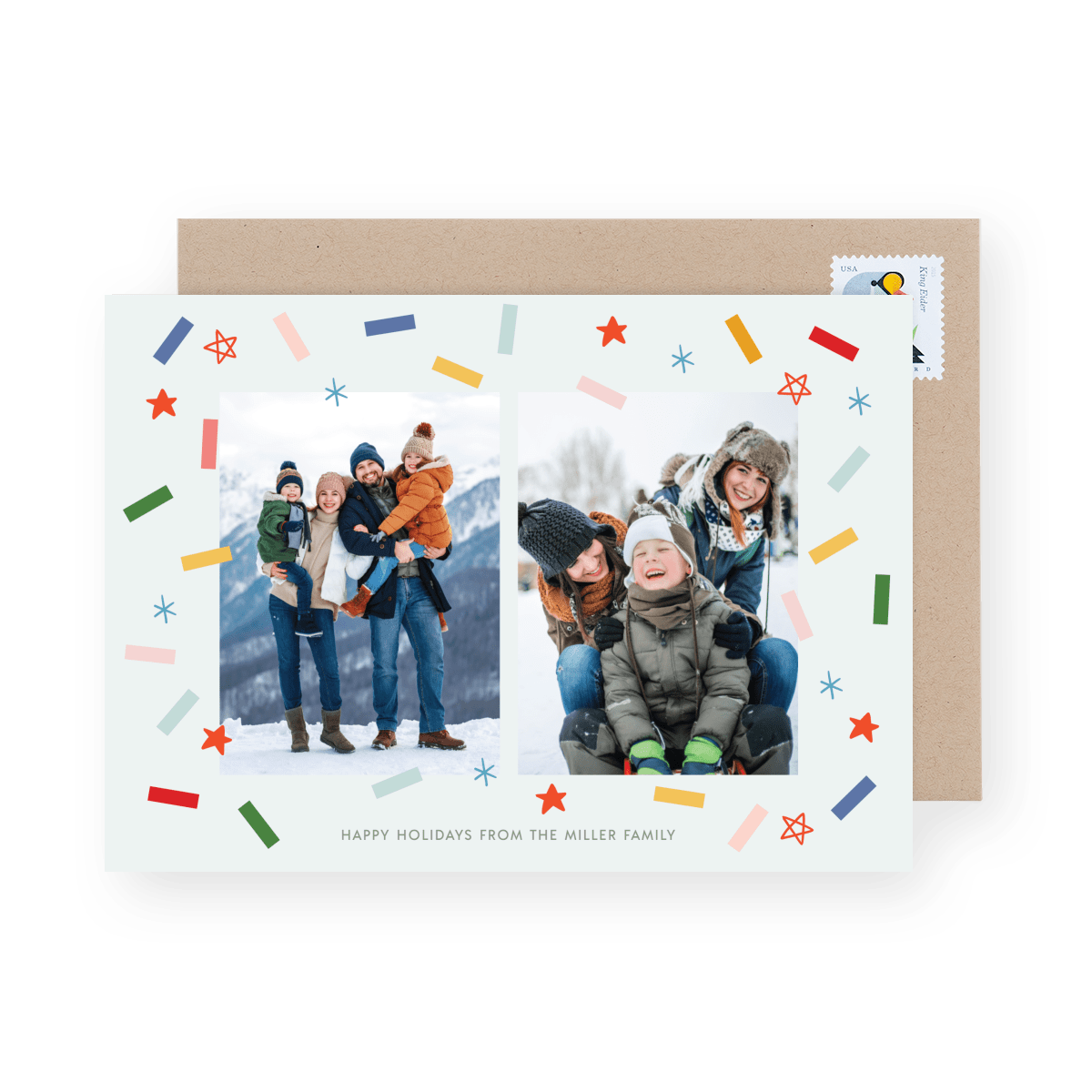 Confetti Double Photo