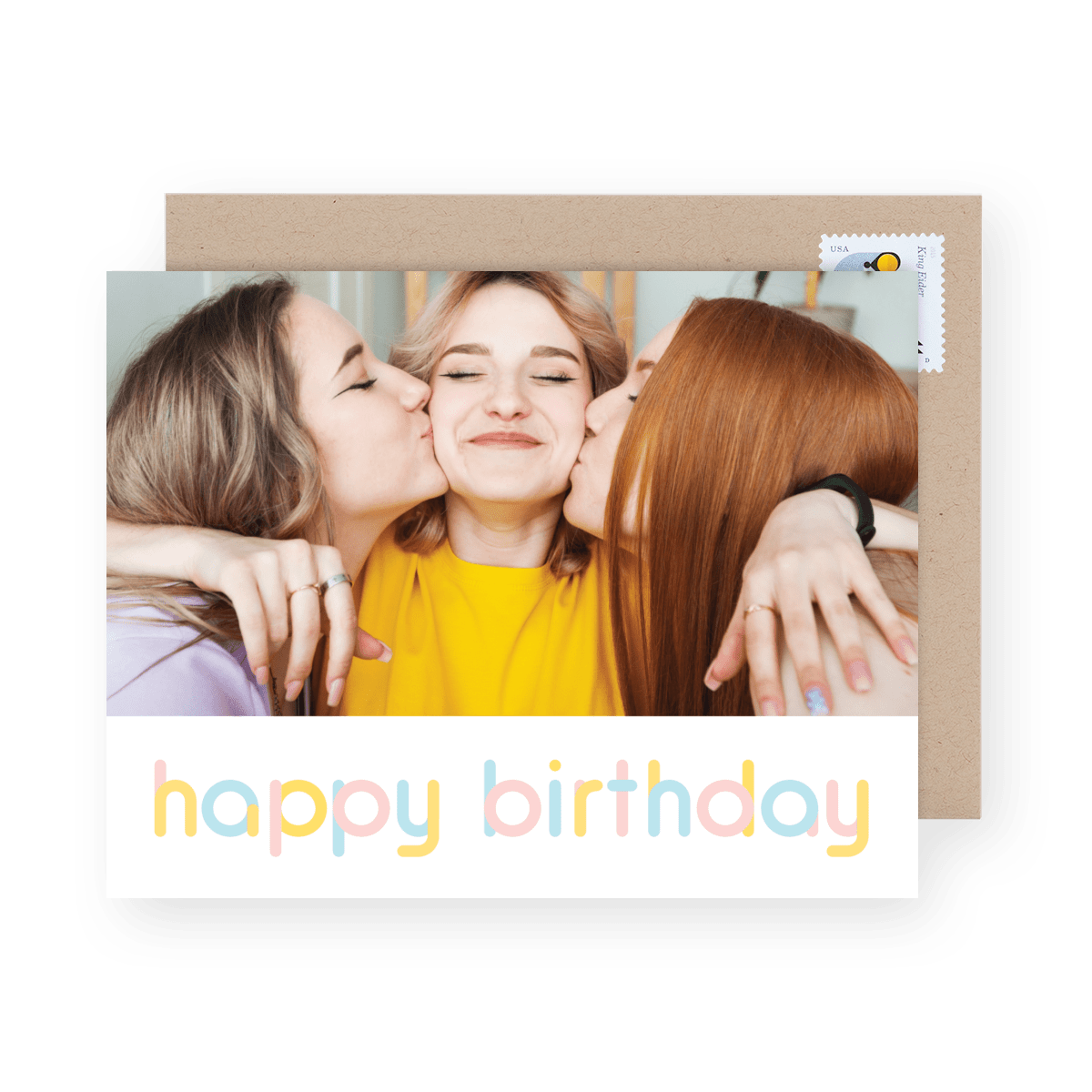 Rounded Happy Birthday