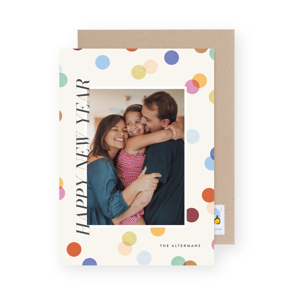 New Year Confetti Dots