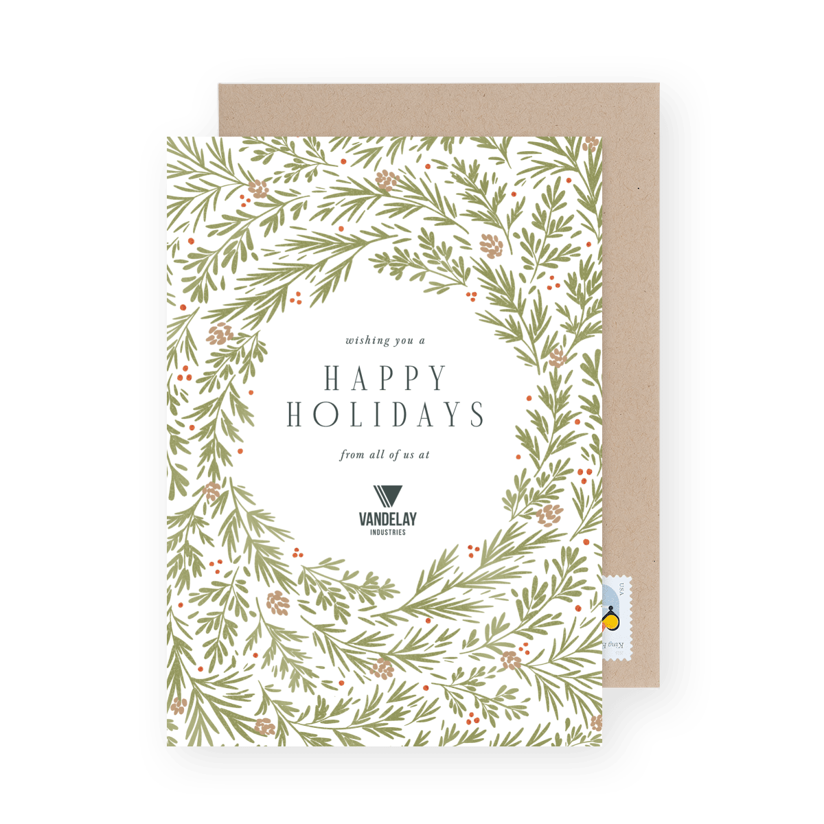 Rustic Wreath Logo