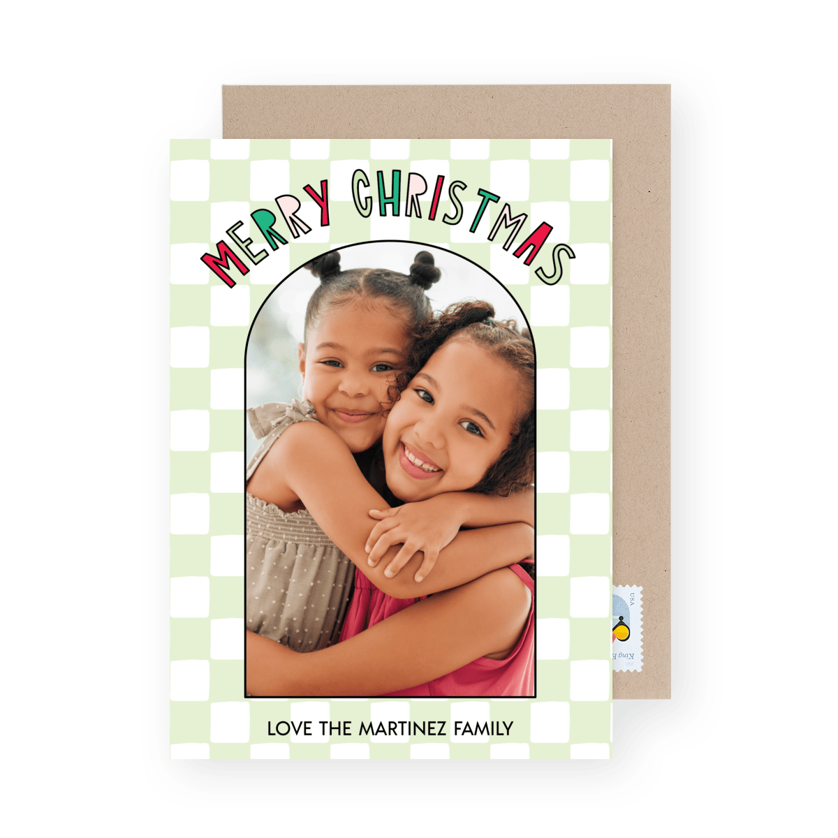 Merry Christmas Checkered 