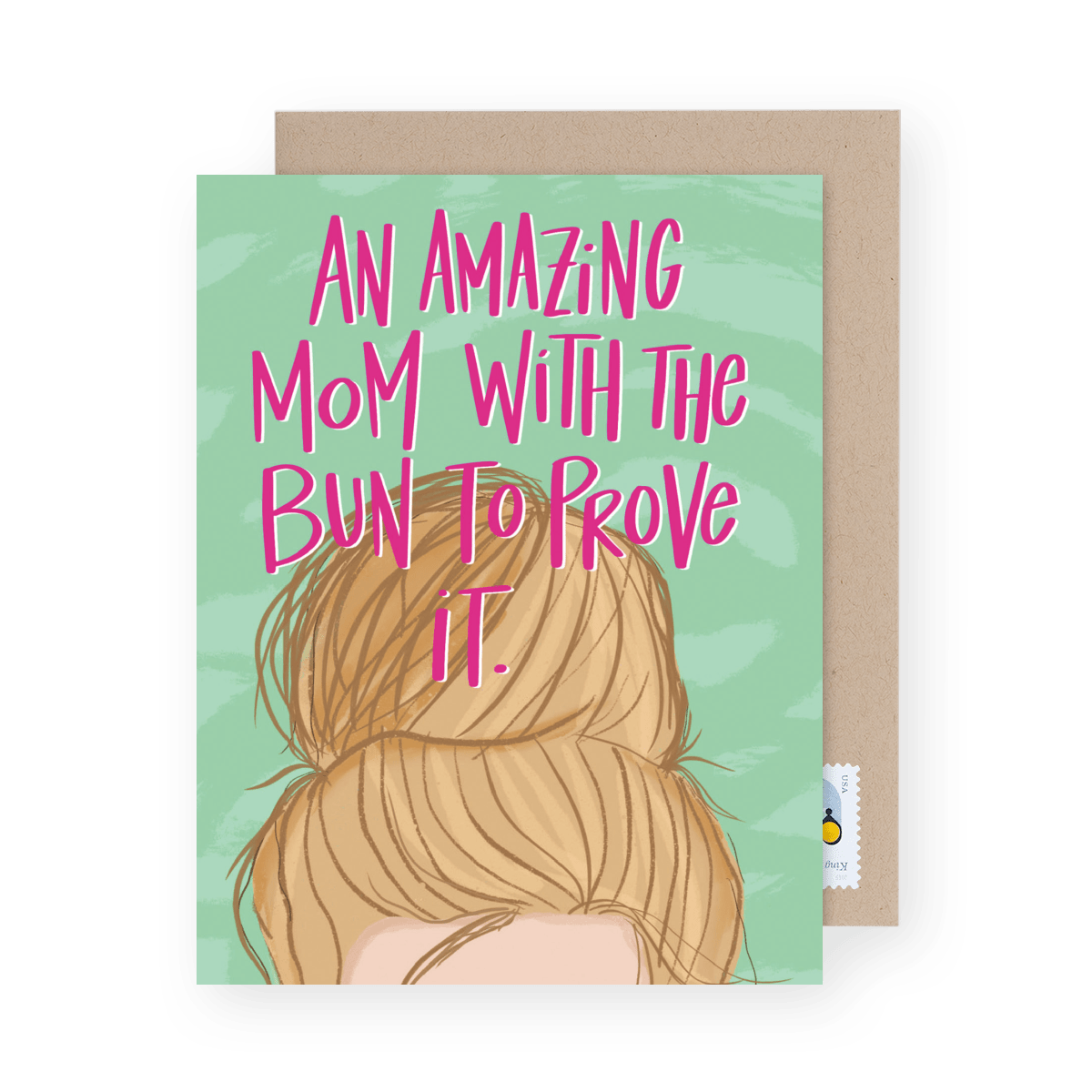 Mom Bun Blonde