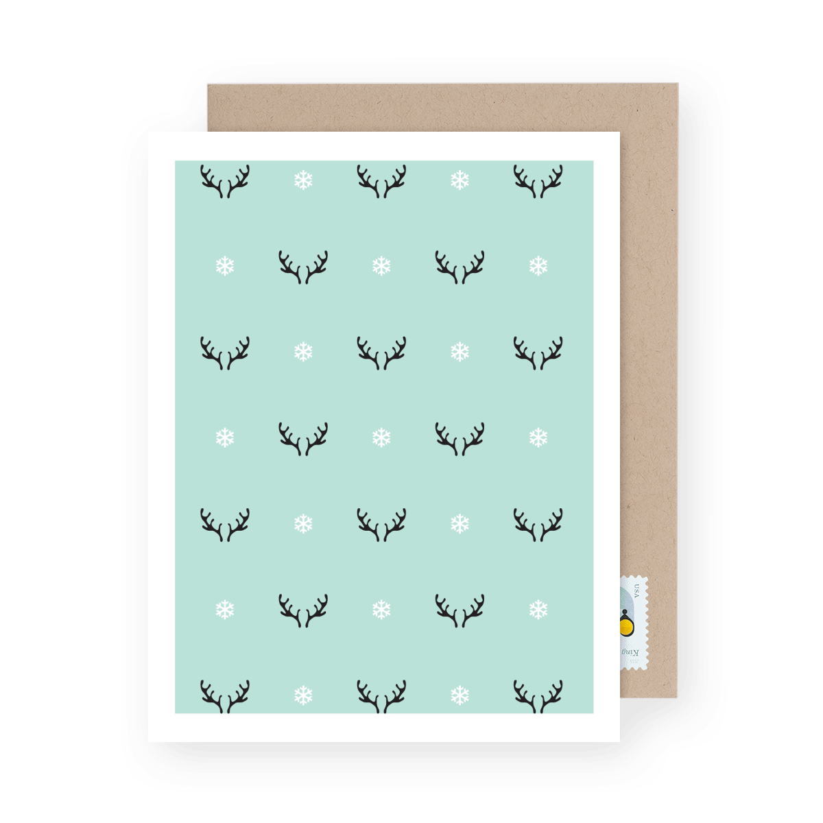 Antlers & Snowflakes 