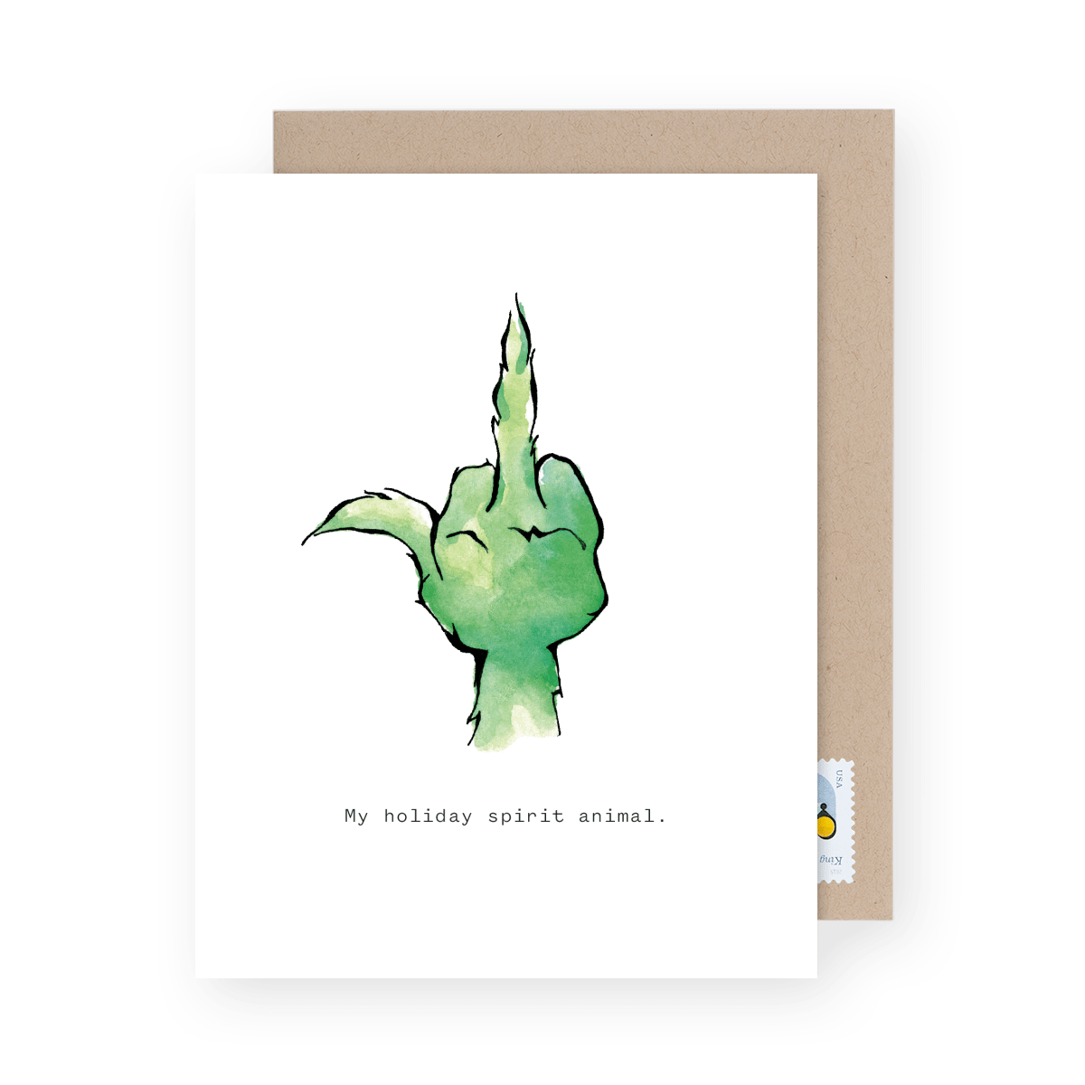 Grinch Holiday Card