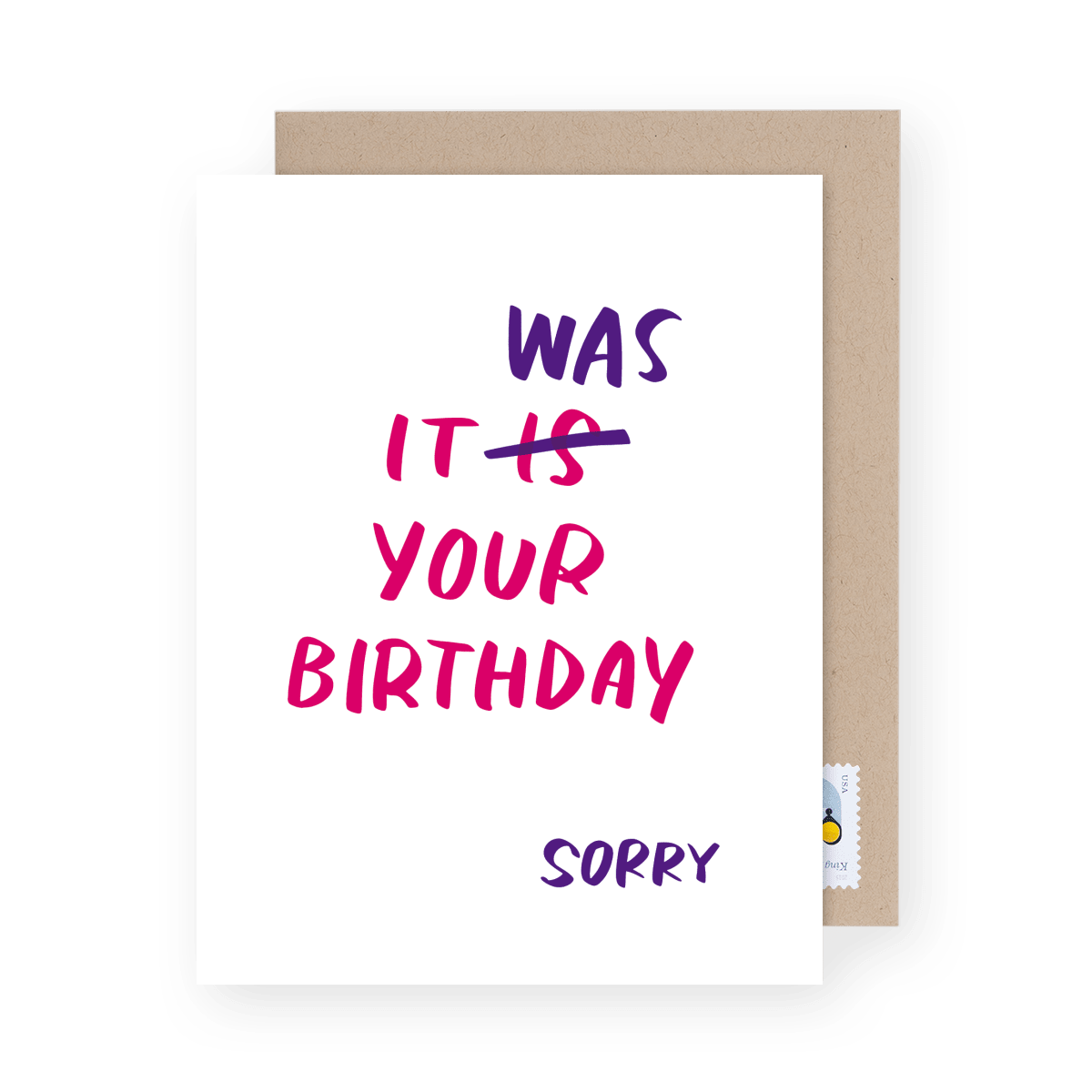 Sorry Belated