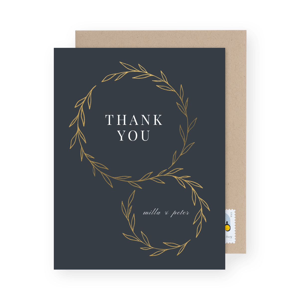 Simple Wreaths Thank You