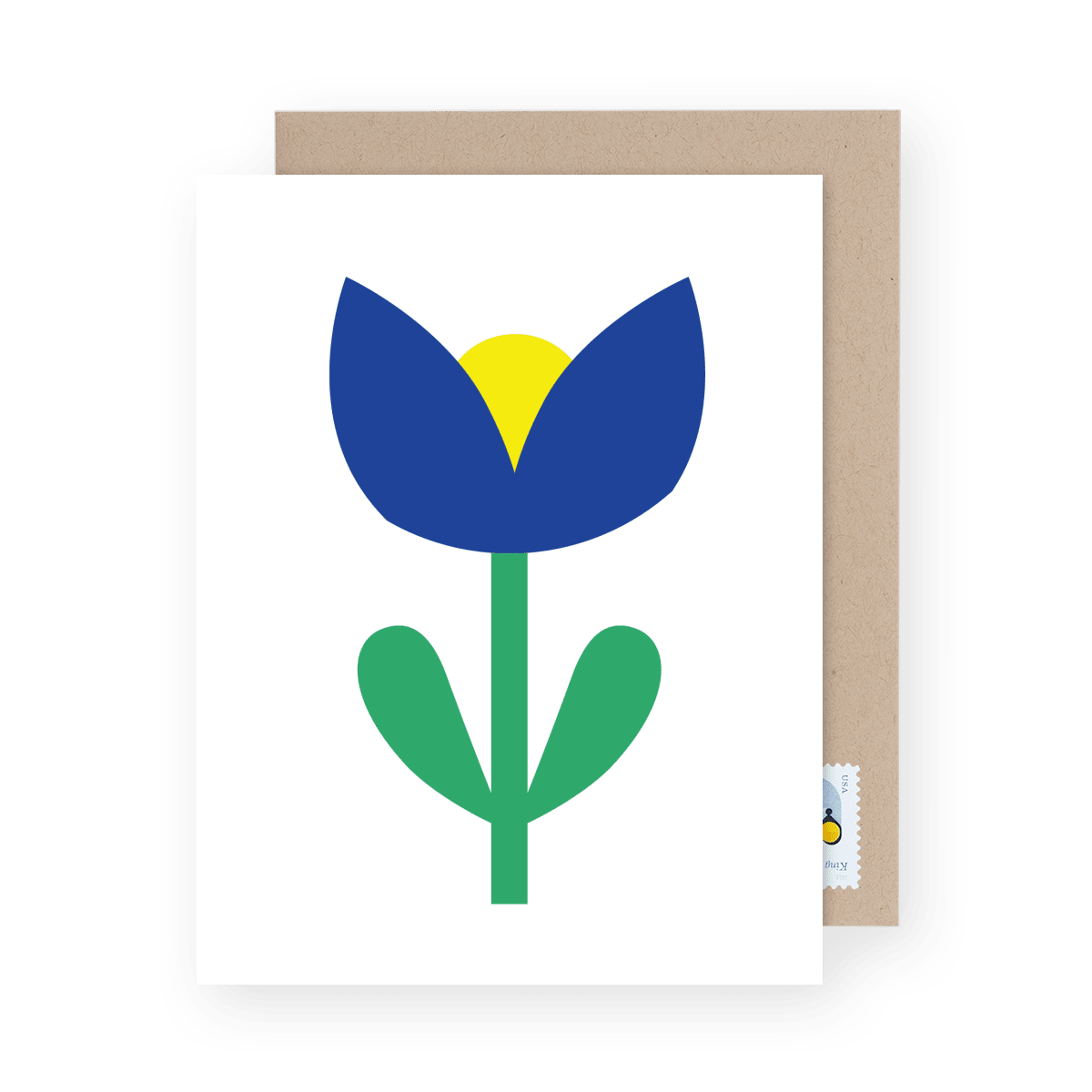 Tulip Floral Blank Card