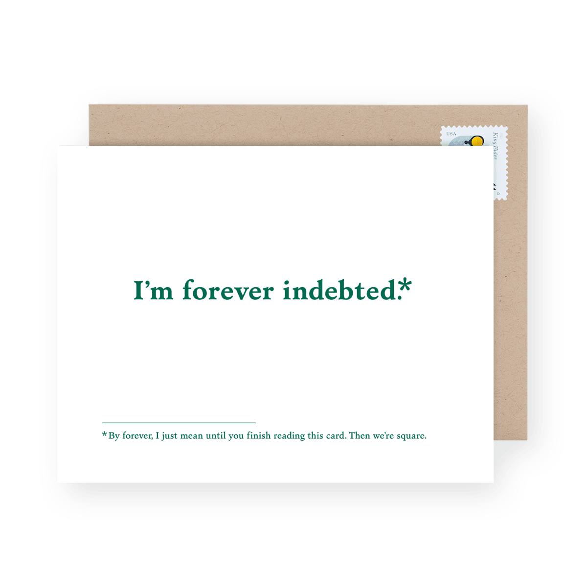 I'm Forever Indebted