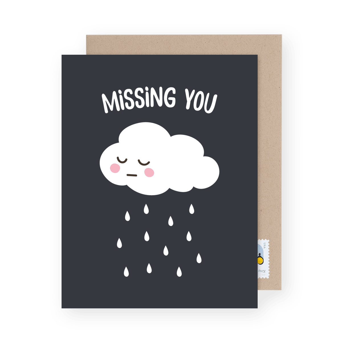 Cartoon Cloud Missing You