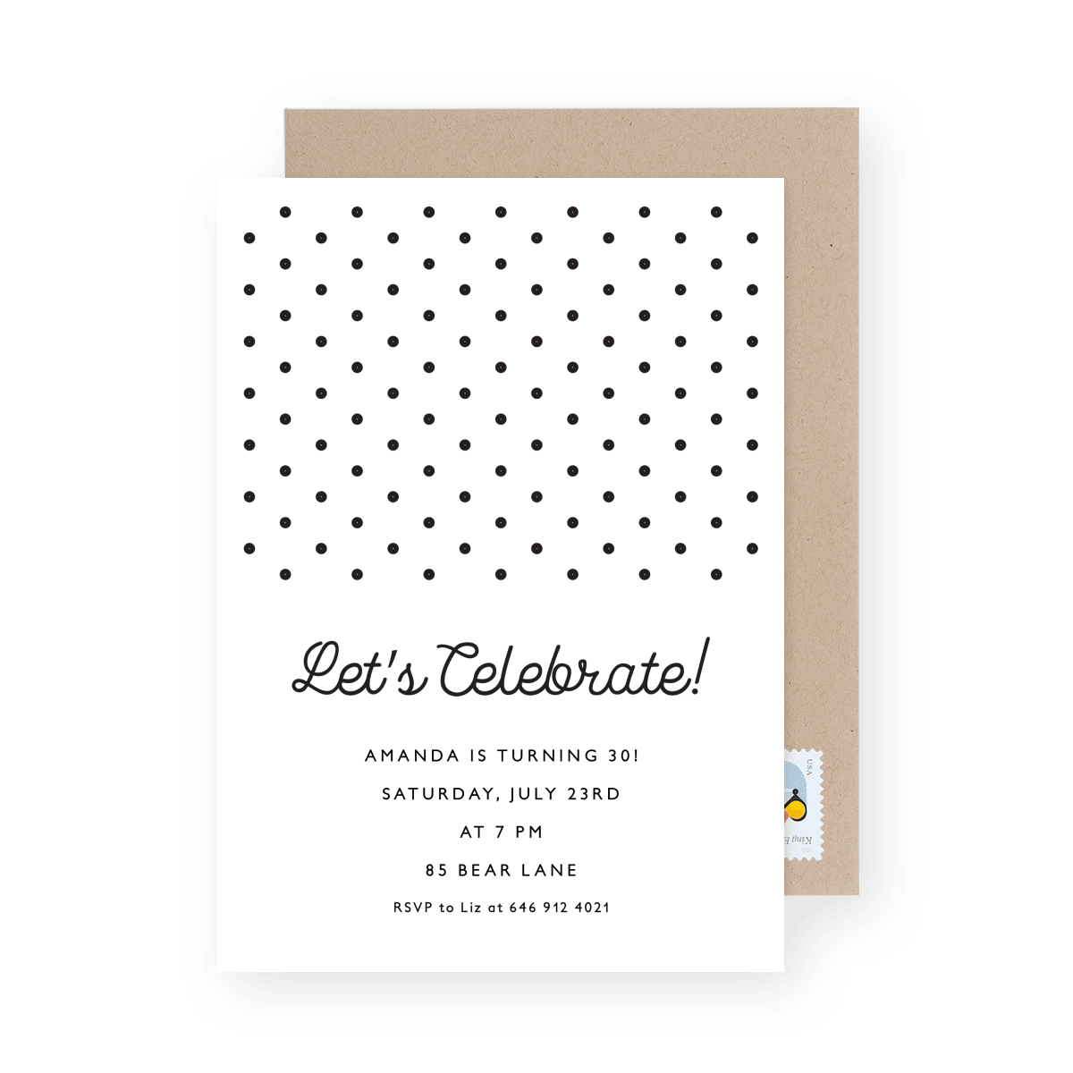 Black Dot Invite 