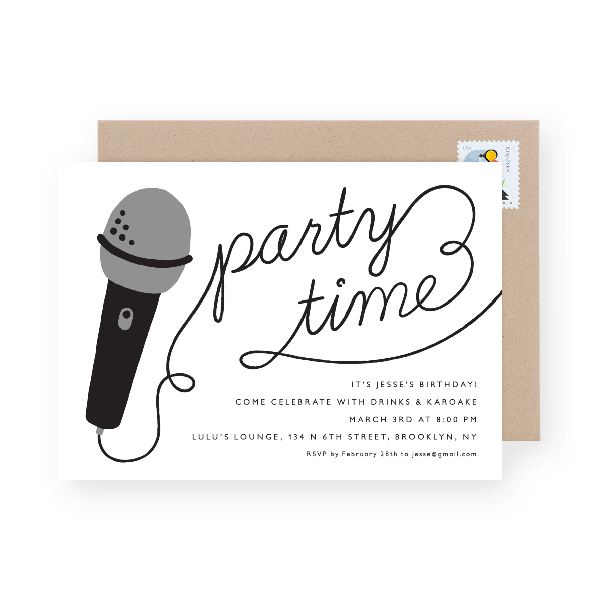 Karaoke Time Invite