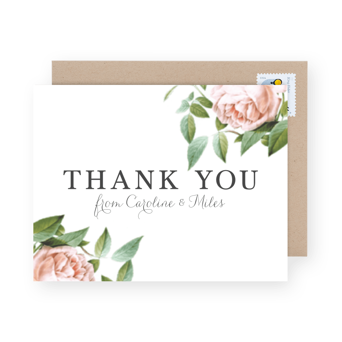 Vintage Botanical Thank You