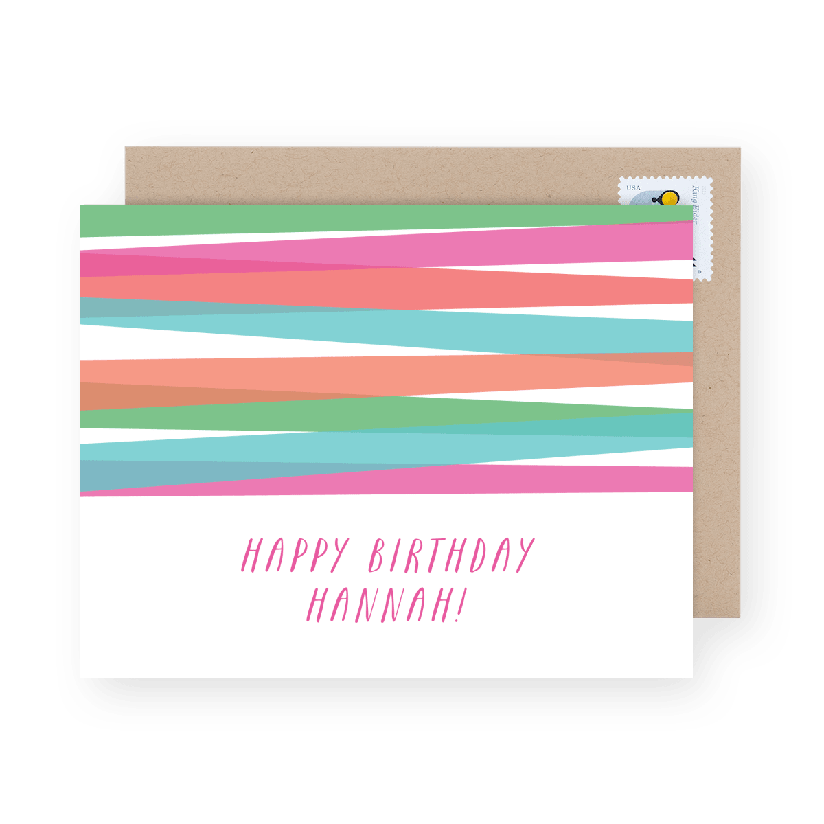 Bright Stripes Birthday