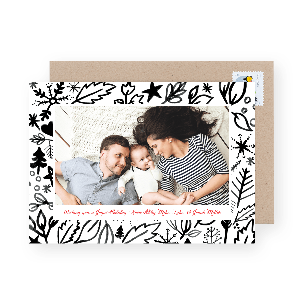 Christmas Graffiti Frame