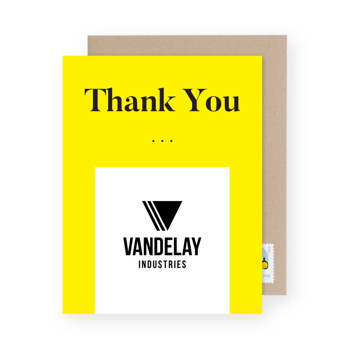 Logo & Text Greeting Card