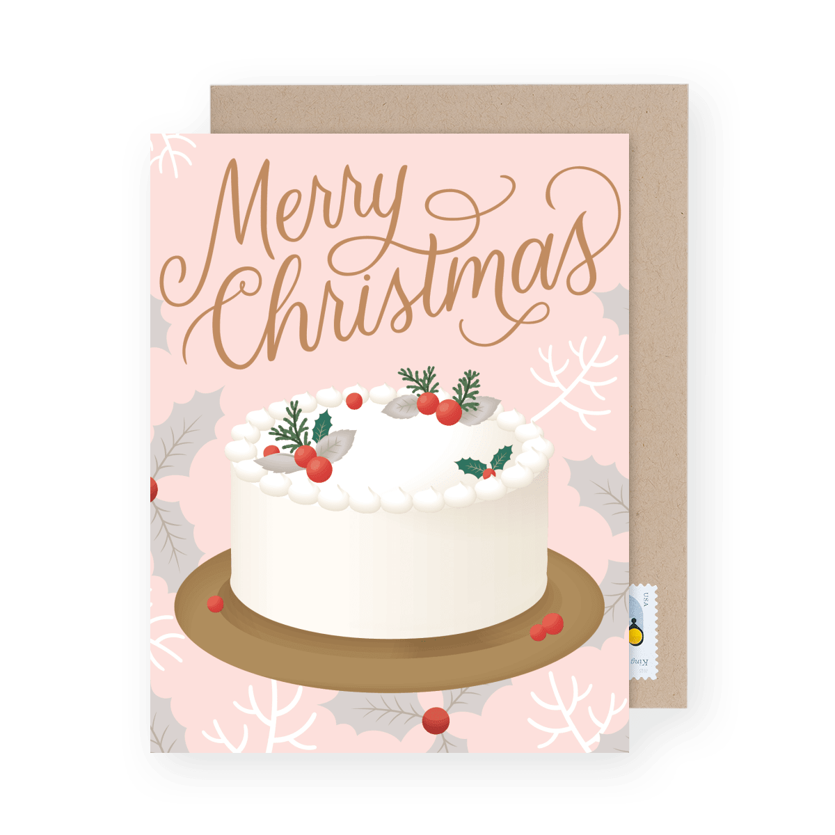 White Christmas Cake