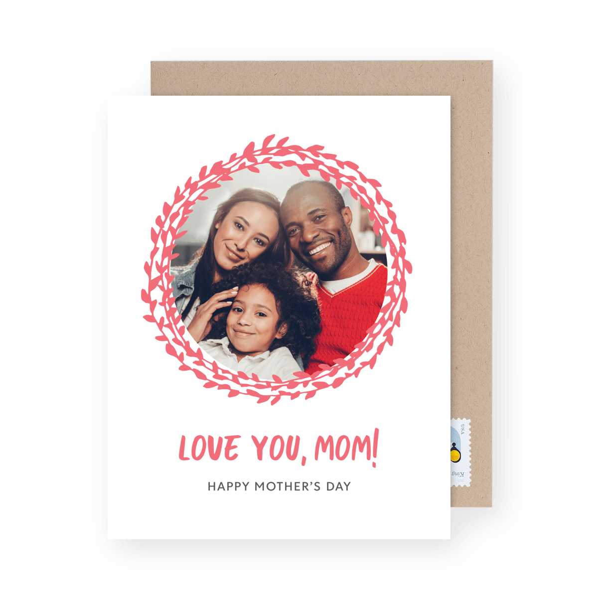 Coral Wreath Mother's Day