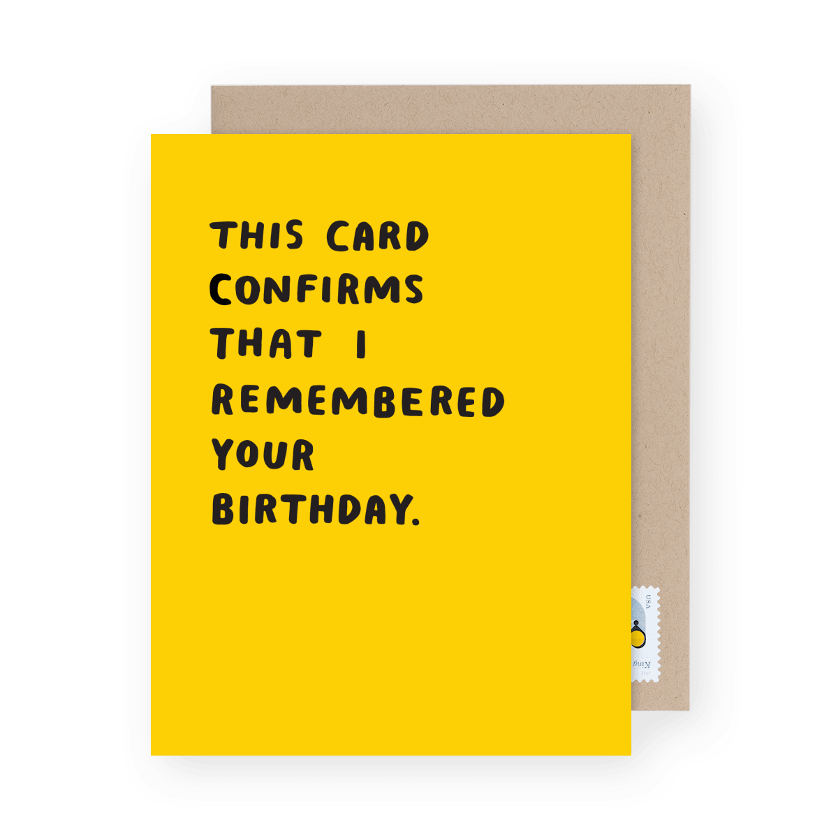 Birthday Confirmation