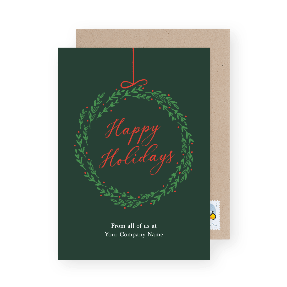 Green Holiday Wreath