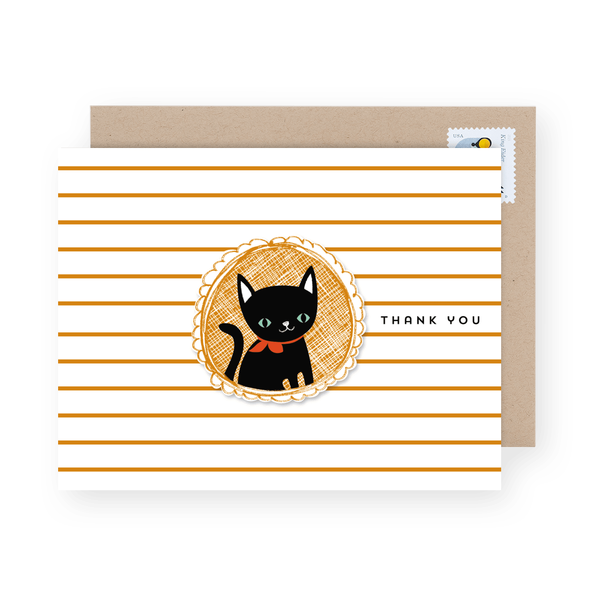 Black Cat Thank You
