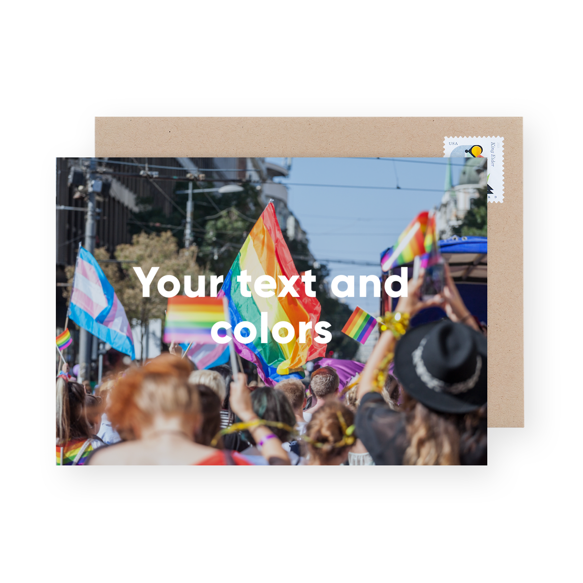 Your Text, Colors and Photo