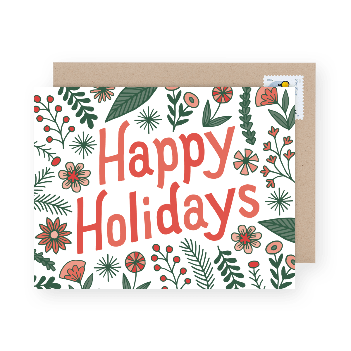 Happy Holidays Floral