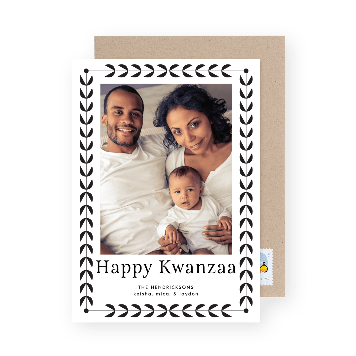 Simple Border Kwanzaa