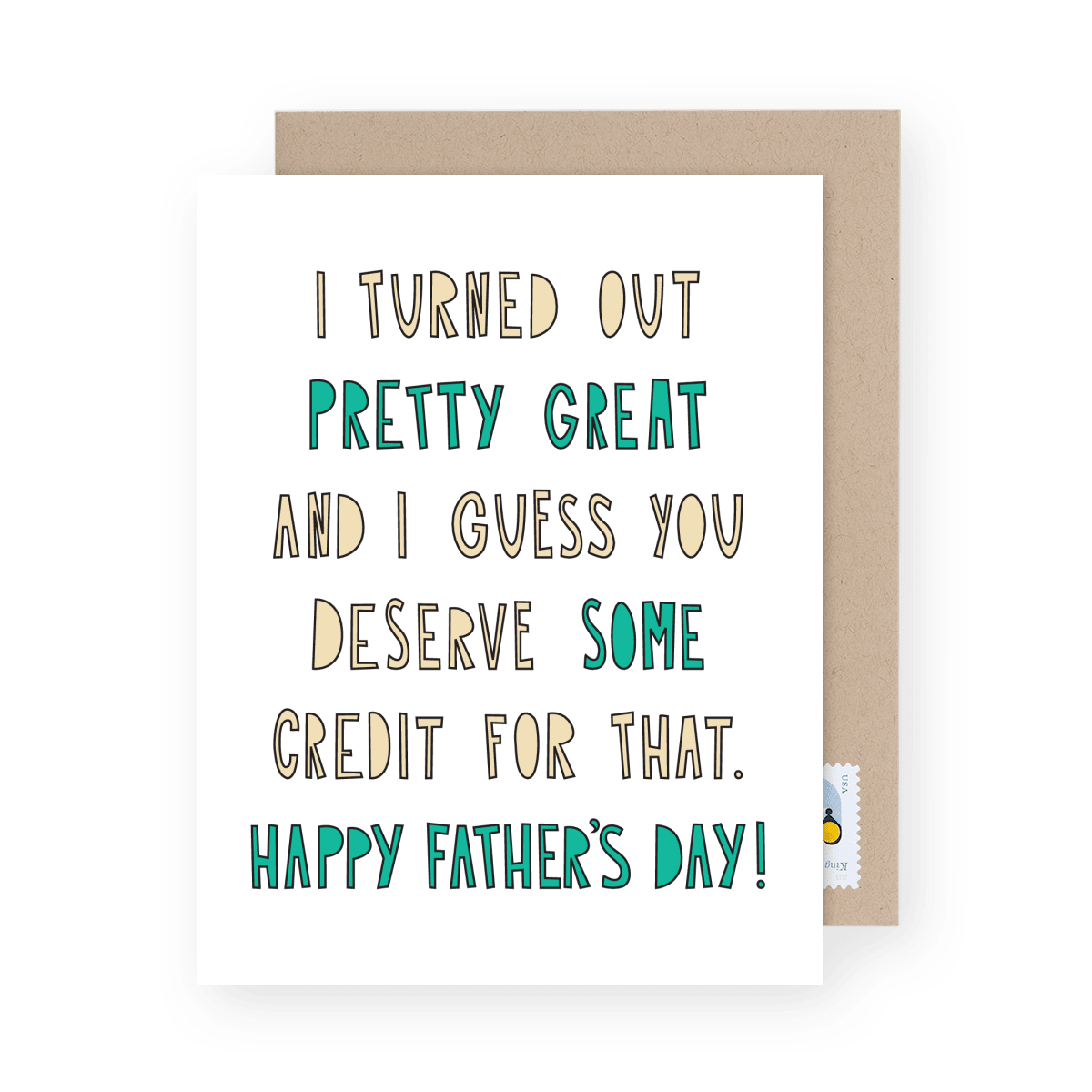 Turned Out Pretty Great Dad