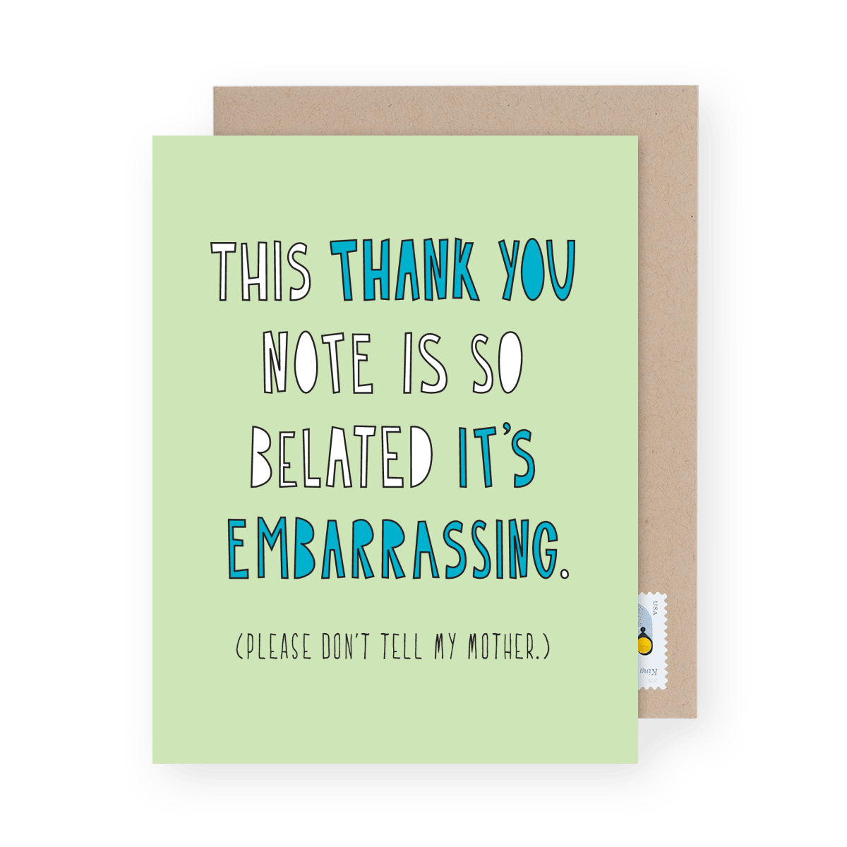 Embarrassingly Belated Thank You