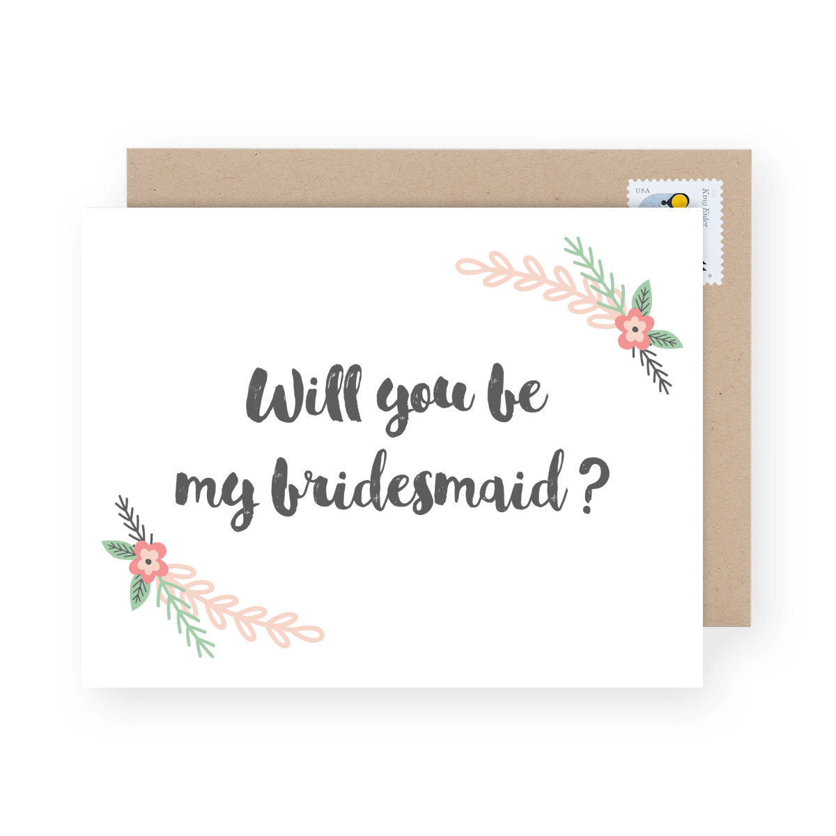 Blush Flower Bridesmaid