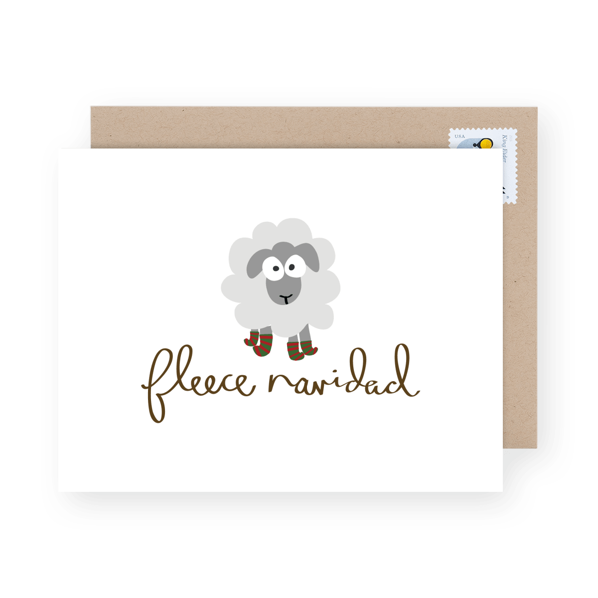 Fleece Navidad Holiday Card