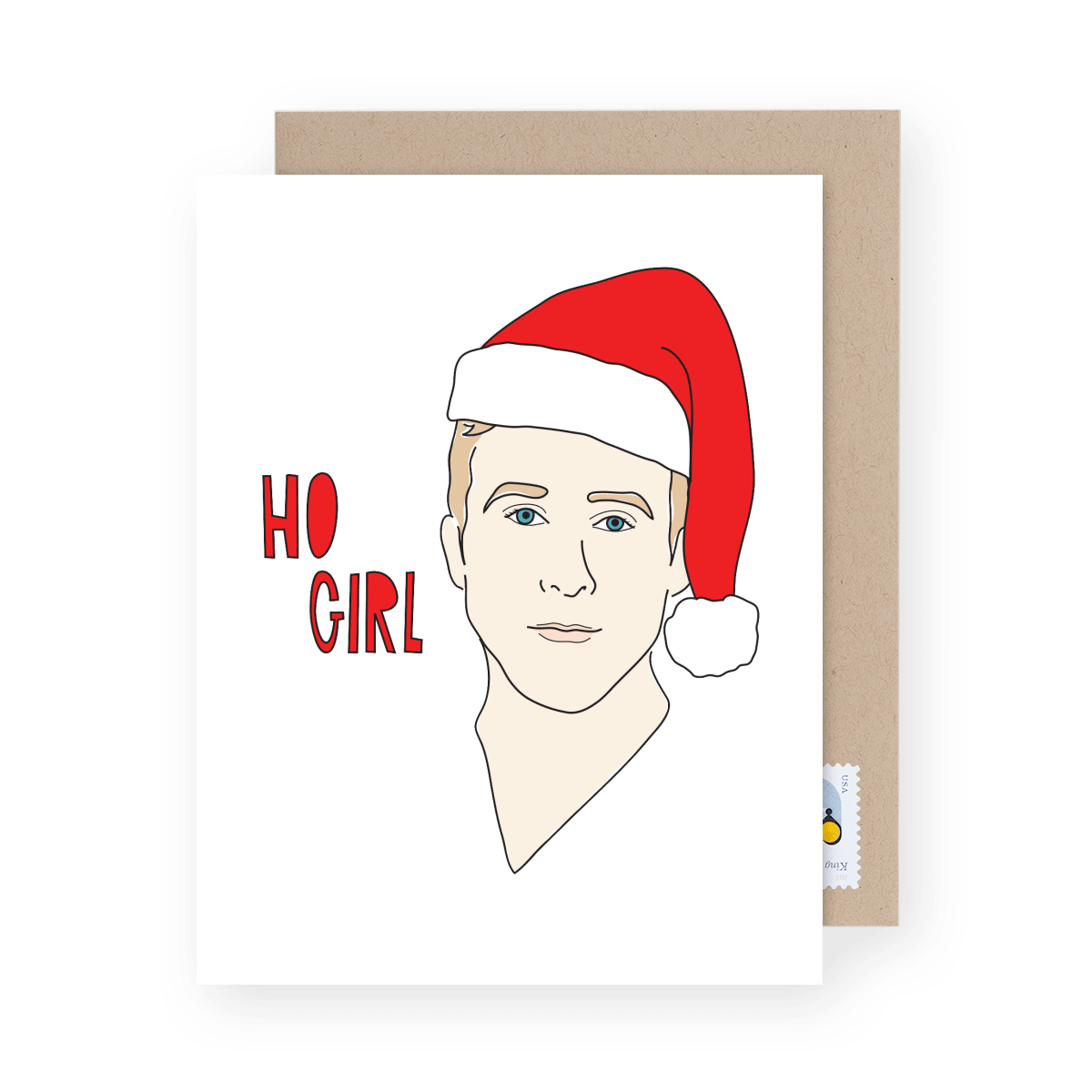 Ho Girl Holiday Card 