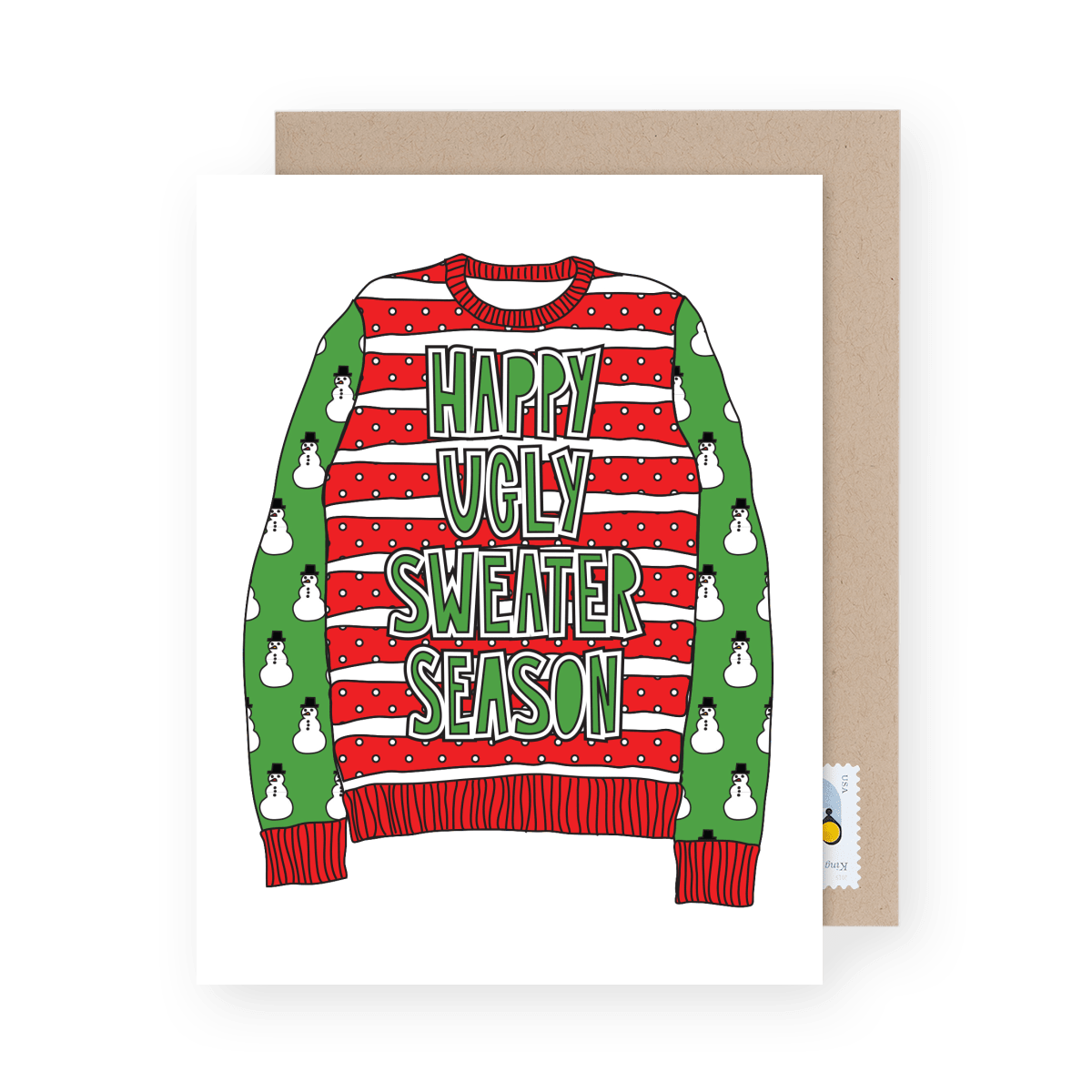 Happy Ugly Sweater Season Holiday Card