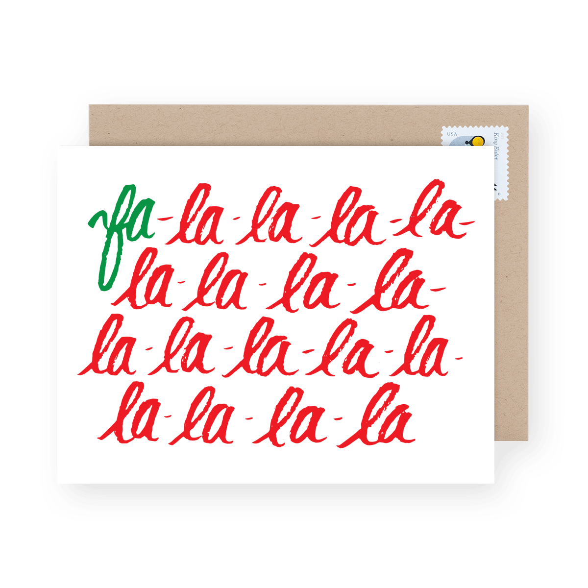 Fa-La-La-La-La Card