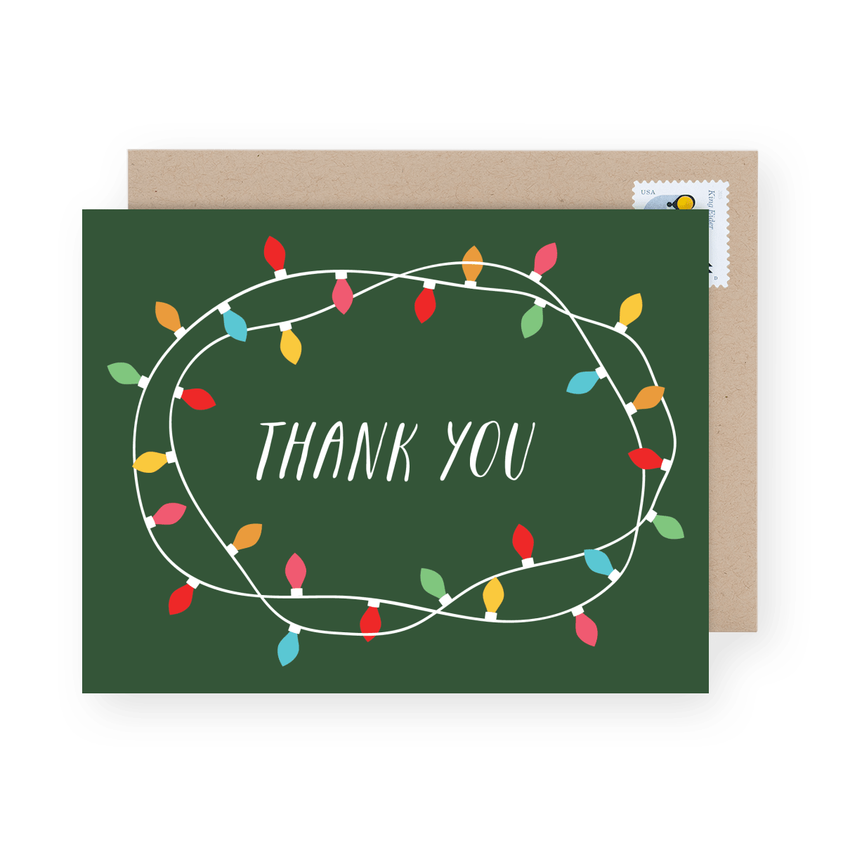 Christmas Lights Thank You