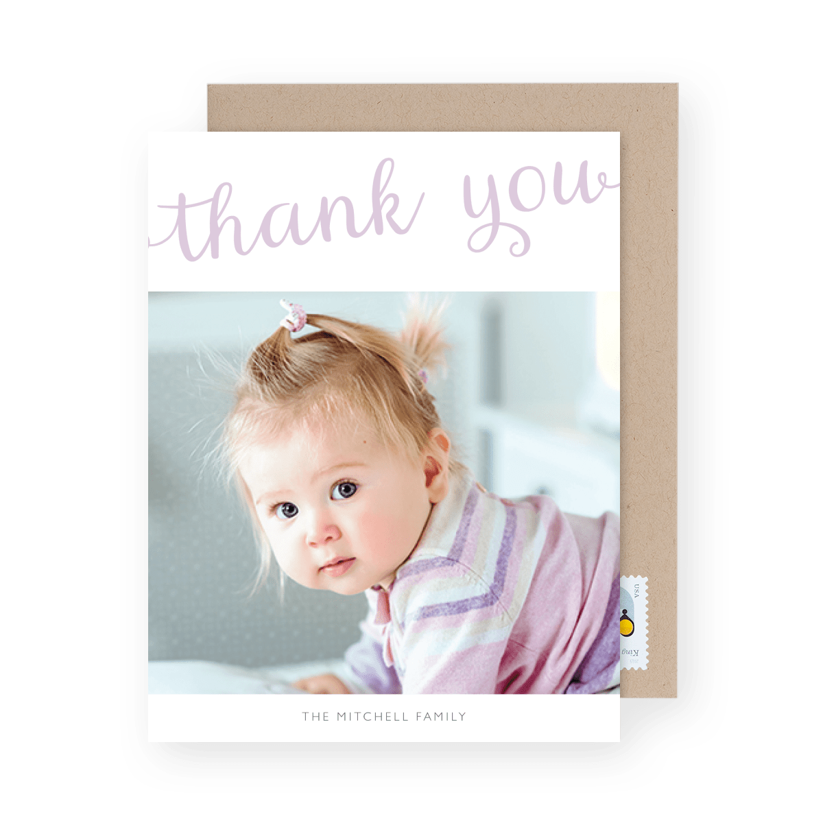 Pink Script Thank You