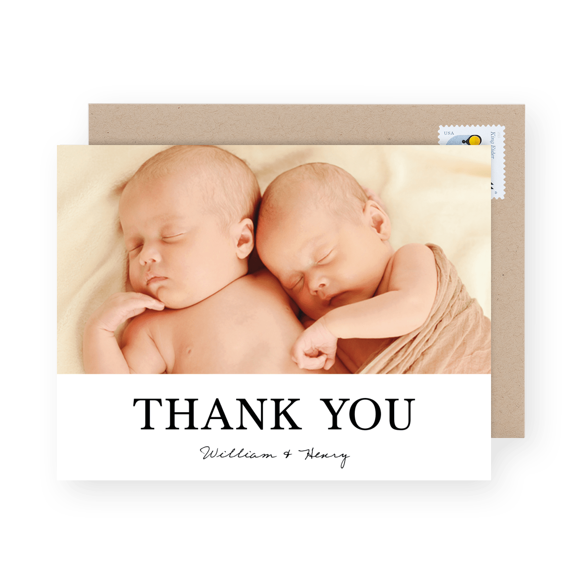Simple Black Thank You