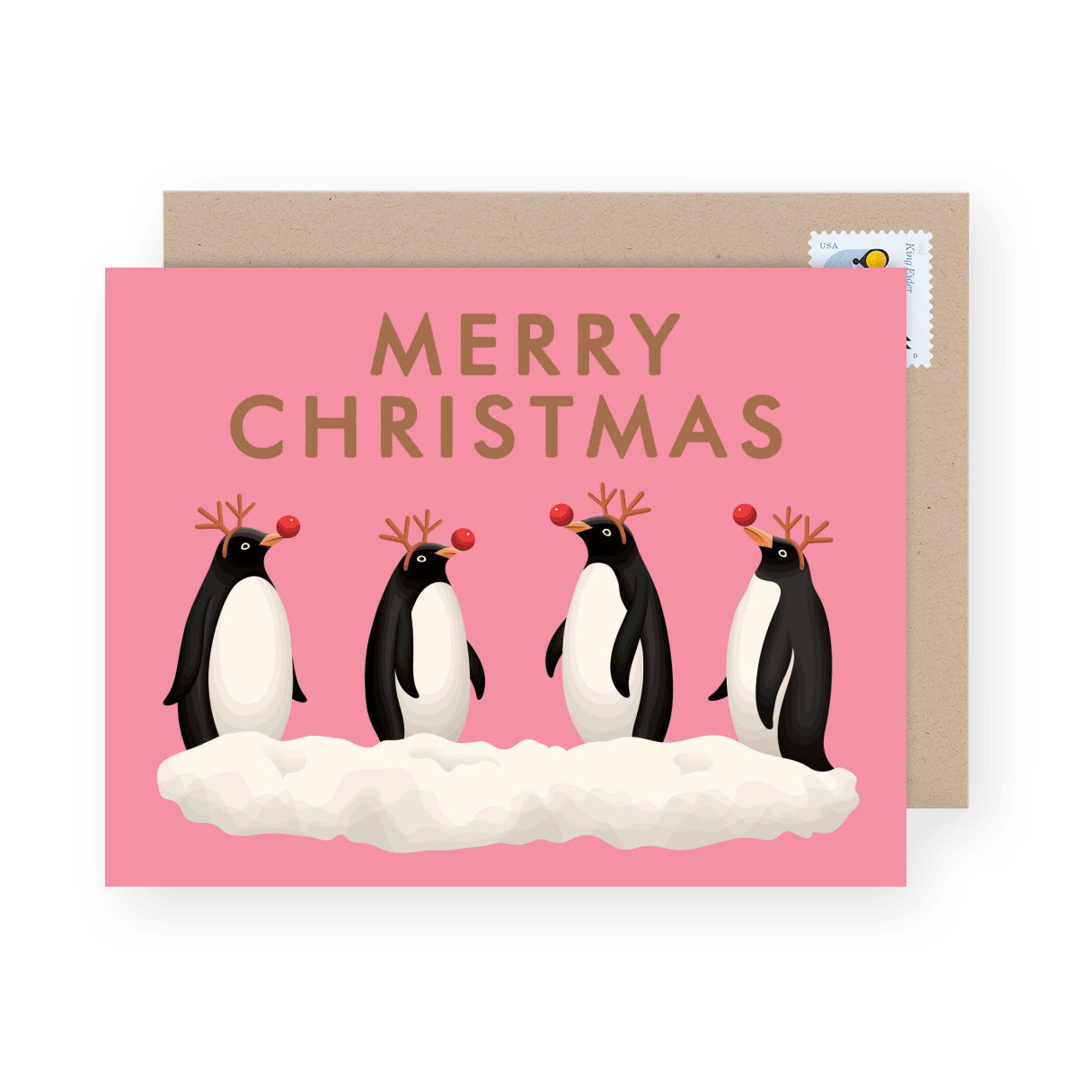 Pink Penguin Christmas