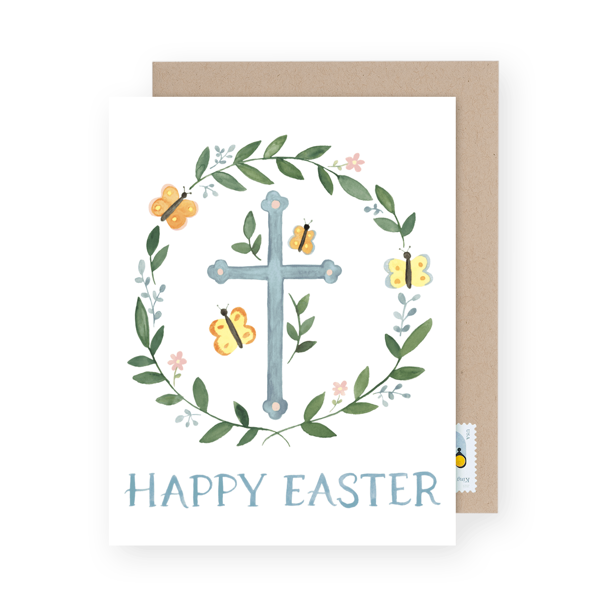 Easter Cross Wreath