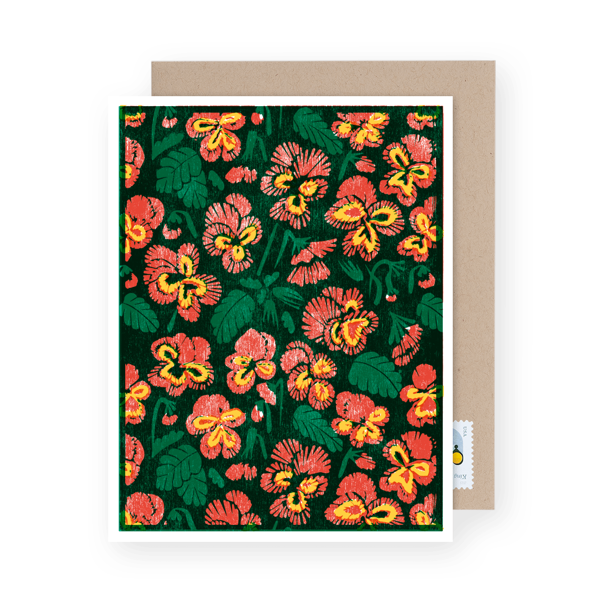 Pansies Red