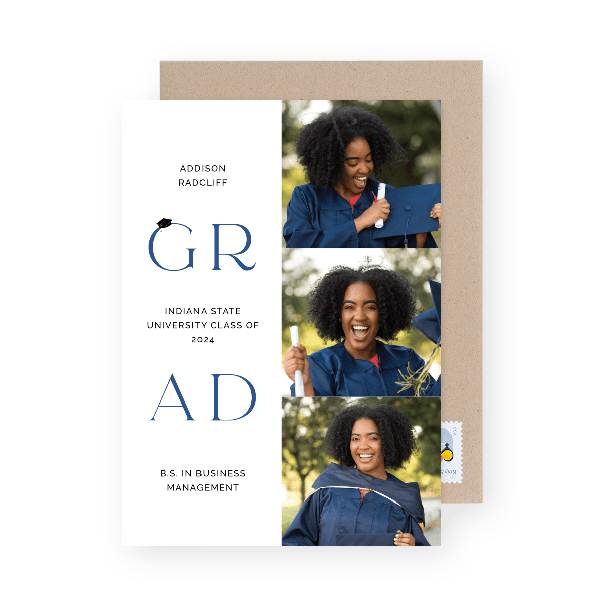 Royal Blue Grad