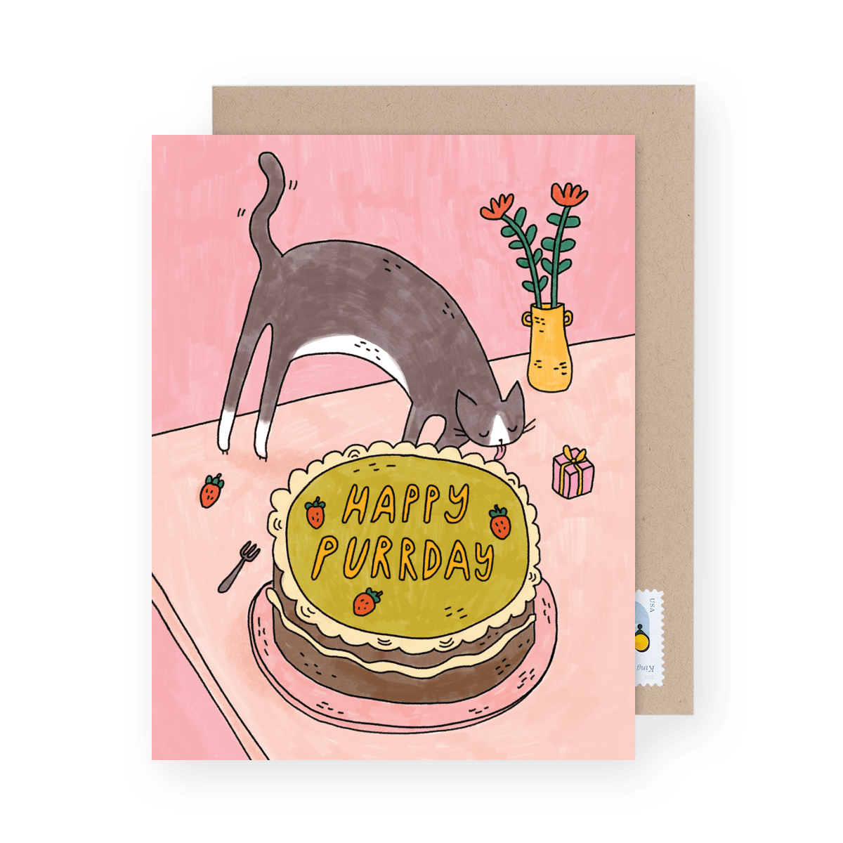 Happy Purrday Birthday Cat