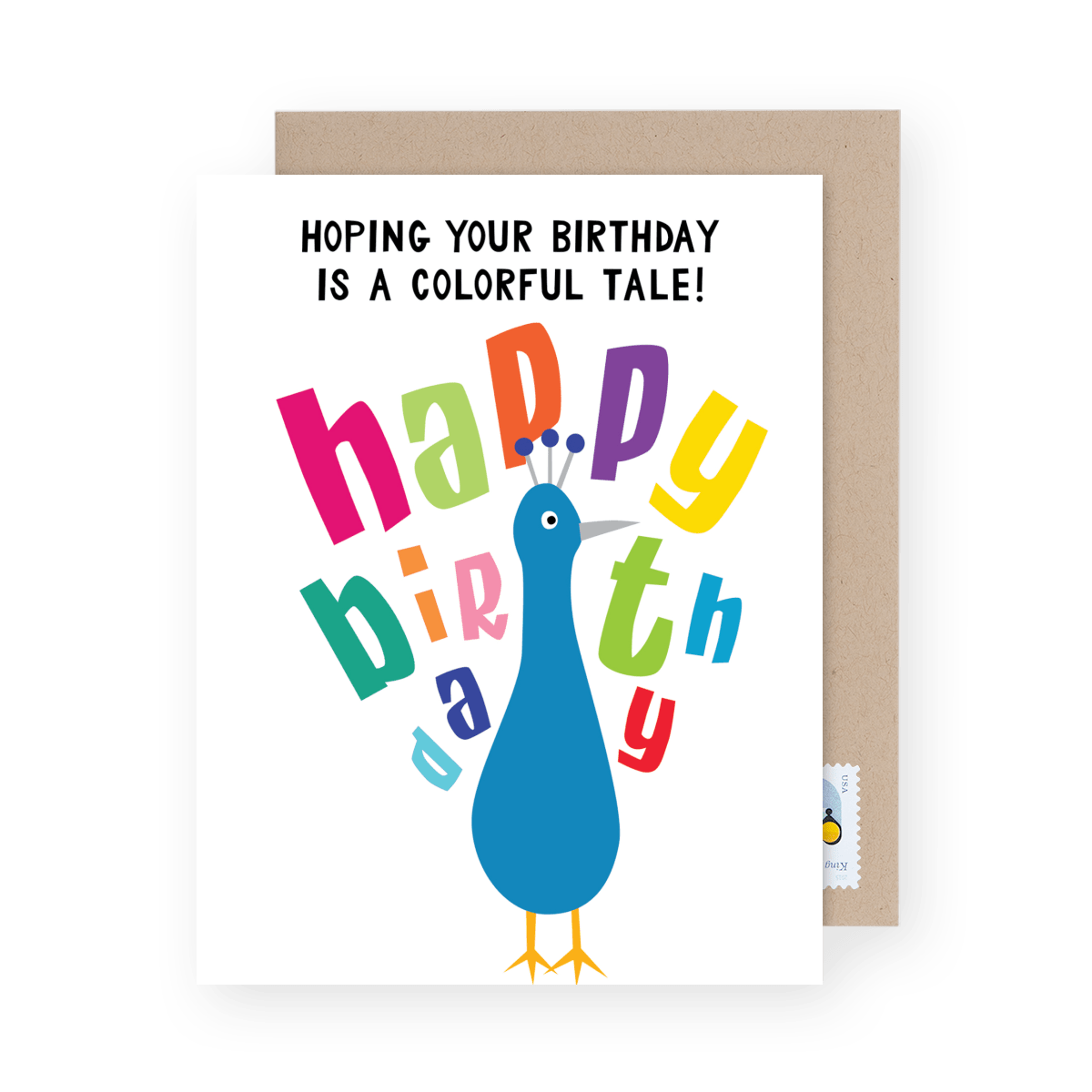 Birthday Peacock