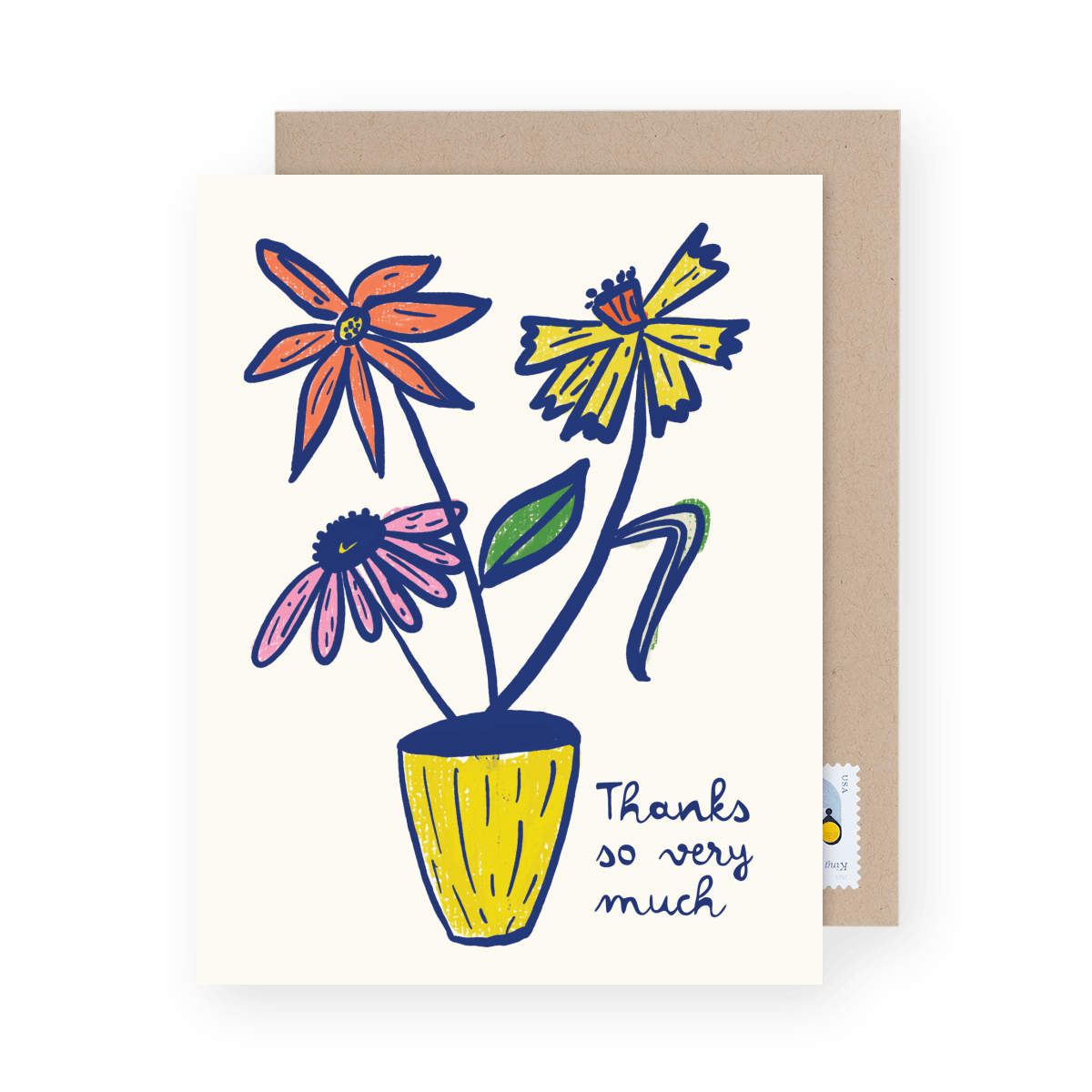 Vase Of Flowers Thanks